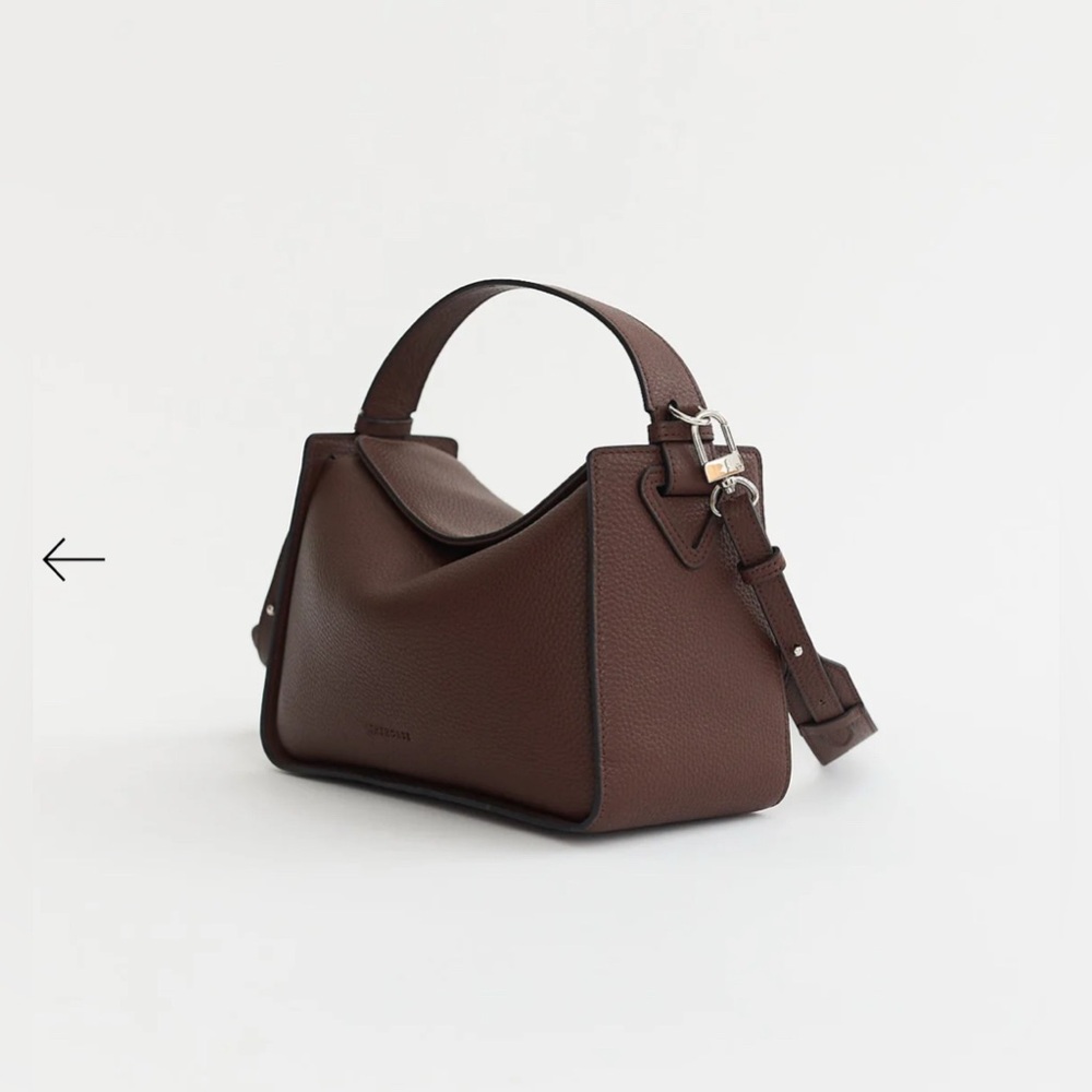 The Horse Brown Pebbled Leather Shoulder Hobo - Picture 2 of 12